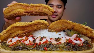 CRISPY LECHON KAWALI  SPICY LAING WITH SHRIMP  ALFIE EATS [upl. by Ahsienaj]