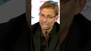 Jurgen Klopps first Liverpool press conference 😢😢😢 Shorts PremierLeague [upl. by Airtened722]