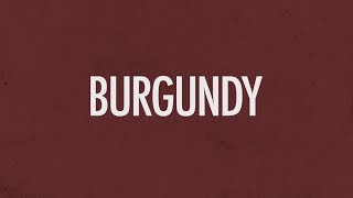 Earl Sweatshirt  Burgundy Lyric Video  LK Graphics [upl. by Tebzil]