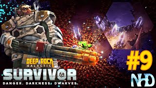 Lets Play Deep Rock Galactic Survivor Main Mission Crystalline Caverns  Gunner 9 [upl. by Yoral]