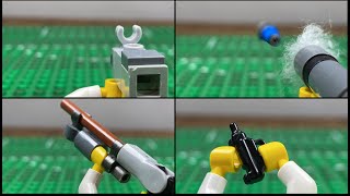 Lego first person stop motion weapons tests Part 5 [upl. by Simons]