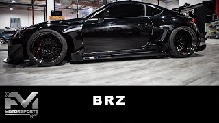 SUBARU BRZ with WIDE BODY KIT [upl. by Ecidnacal]