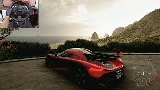 1600HP Koenigsegg Jesko  Forza Horizon 5  Thrustmaster TX gameplay [upl. by Timmy]