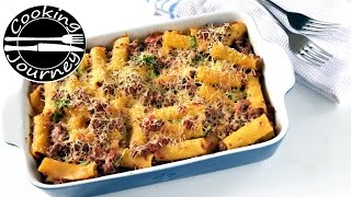 Pasta Bake Rigatoni Recipe [upl. by Ttesil462]