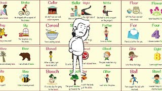 Homophones  The Most Confusing Words in the English Language  150 Homophones List [upl. by Biamonte]