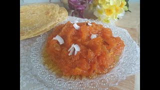 Pumpkin قددو  Ka Halwa With Poori  By Tandoori Kitchen [upl. by Thorin]