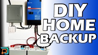 Battery BACKUP for Home  DIY Step by Step [upl. by Tima620]