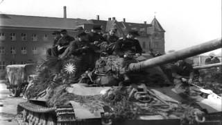 German soldiers of 512th Heavy Tank Destroyer Battalion surrender piling up armsHD Stock Footage [upl. by Agnes]