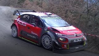 Test Kris Meeke C3 WRC Monte Carlo 2018 [upl. by Lefty468]