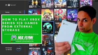 How to Play Xbox Series XS Games from External Storage [upl. by Fadas]