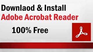 How To Download and Install Adobe Acrobat Reader DC  Download Adobe Acrobat Reader [upl. by Jala]