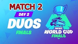 Fortnite World Cup Finals Duos Game 2 Full Match [upl. by Anura]