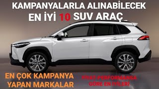 KAMPANYALI EN İYİ 10 SUV ARAÇ  KASIM 2023 SIFIR OTOMOBİL KAMPANYALARI ALINACAK SUV ARAÇLAR İNDİRİM [upl. by Akoek]