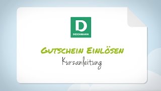 Deichmann Gutschein einlösen  Kurzanleitung in 3 Schritten [upl. by Ursa500]