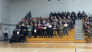 CHS Mens Choir Sings Battle Hymn on Veterans Day [upl. by Name641]