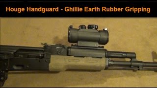 Hogue AK47 Overmolded Forend Rubber Grip Installation [upl. by Iveson]