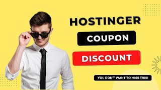 Hostinger Coupon Code 2024  Best Hostinger Discount Available [upl. by Fanestil]