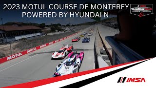 2023 Motul Course De Monterey  Full Race  WeatherTech Championship  Laguna Seca California [upl. by Elyl]