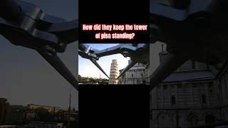 How did they keep the tower of pisa standingpisapisa towerleaning towerpiazza dei miracoli [upl. by Htieh458]