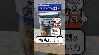 デッキやフェンスのステイン塗装法についてホームセンターグッデイ の店員が徹底解説！｜DIY初心者やDIY中級者向けshorts [upl. by Ecikram749]