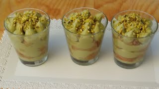 TIRAMISÙ AL PISTACCHIO ricetta facile senza mascarpone e panna👌 [upl. by Nordin]