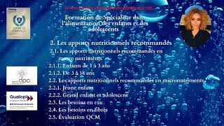 FORMATION DE SPÉCIALISTE DANS L ALIMENTATION DES ENFANTS ET DES ADOLESCENTS [upl. by Emsoc]