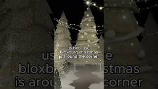 Christmas in bloxburgg glossiechloe bloxburgbuild bloxburgchristmas christmas snowfall sub [upl. by Gowrie959]