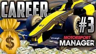 Motorsport Manager PC Career  GREAT RESULT MORE MONEY  FULL GAME Part 3 [upl. by Htiekel]