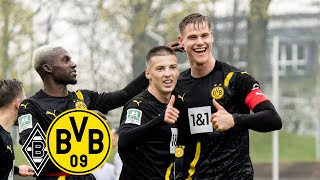 Tigges amp Passlack score for the next win  Gladbach U23  BVB U23 14 [upl. by Nitaj303]