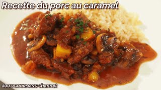 Porc au caramel  Mettez lAsie dans votre assiette [upl. by Yraunaj]