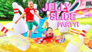 Bugs Jelly Slide Pool Surprise Birthday Party for Callie [upl. by Caterina]