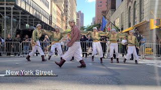 Palestinian Dabke Dance NYC From Pakistan Day Parade NYC August 27 2023 [upl. by Mahan]