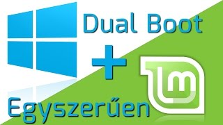 Linux Mint 181 KDE Telepítés Windows mellé egyszerűen [upl. by Ecnaiva]