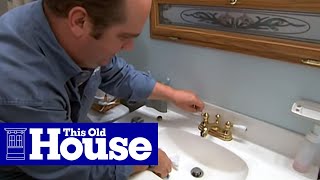 How to Replace a Faucet Aerator  This Old House [upl. by Yarehs]