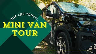 MINI VAN TOUR  Peugeot Rifter 2024  The Lax Travel [upl. by Ahsinwad]