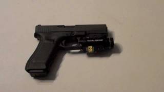 Glock 17 with Streamlight TLR2s shooting at night now switch to kryptonite [upl. by Amitaf]