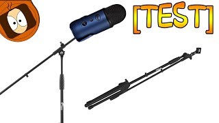 TEST PIED DE MICROPHONE PERCHE  BLUE MICROPHONES YETI [upl. by Namad]