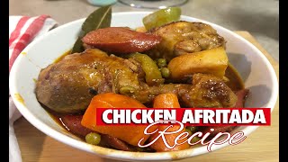 Chicken Afritada Recipe Filipino Style [upl. by Burnight]