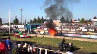 Man burns to Death in race car [upl. by Dallon]