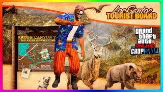 ALL ANIMAL LOCATIONS New Zoophilist Outfit WILDLIFE Money GTA 5 Chop Shop DLCGTA Online Update [upl. by Yema425]