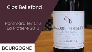 Clos Bellefond  Pommard 1er Cru La Platière 2010  Boutique lAmour du Vin [upl. by Amasa107]