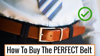 How To ChooseBuy The PERFECT Belt Belt Size Belt Type Belt Matching  Just Mens Fashion [upl. by Jecho]