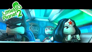 LittleBigPlanet 2 DC Comics Premium Level Pack  Luthor Levels Up [upl. by Lupee857]