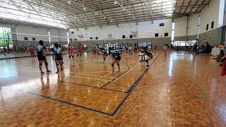 Unity Cup 2021  WOMENS A  The Queens Slam It vs Party Girls  FULL Volleyball Comp [upl. by Dorrej]