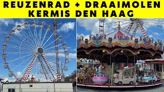 Draaimolen en Lamberink Reuzenrad op Kermis Den Haag 2023 [upl. by Constantine]