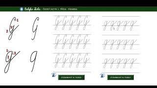 Bobyho škola  Písanka  Písmeno G [upl. by Aicnorev]