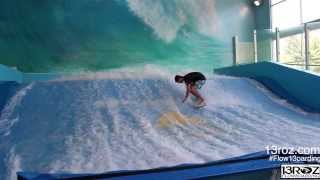 Guy doing crazy tricks on the flowrider contest [upl. by Hodosh]