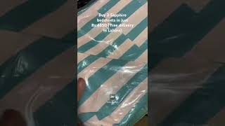 Buy sapphire bedsheets limited stock  foryou viralvideo 1000subscribers fypシ゚viral foryou [upl. by Carmen]