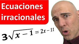 RESOLUCIÓN DE ECUACIONES IRRACIONALES CON RAÍCES CUADRADAS Ejercicio resuelto [upl. by Carver]