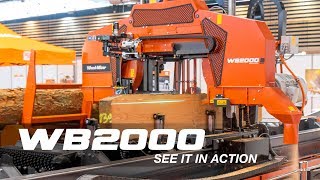 WB2000 Wideband Sawmill in Action  WoodMizer Europe [upl. by Vittorio]